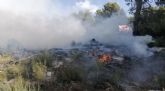 Servicios de emergencia apagan conato de incendio forestal en Caravaca de la Cruz