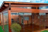 Corte de tableros, porches de madera y p�rgolas de madera, en Semasa
