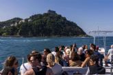 Grupos escolares a bordo del servicio turístico marítimo de Ciudad San Sebastián