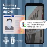 Abierto el plazo para solicitar cita en el Servicio de Emisin y Renovacin de DNI en Mazarrn