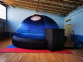 Un planetario port�til para poder disfrutar del espacio sin salir del colegio