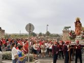Más de un millar de peregrinos de Totana llegan a Mérida acompañados por la imagen de Santa Eulalia - Foto 8