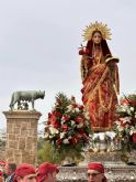 Más de un millar de peregrinos de Totana llegan a Mérida acompañados por la imagen de Santa Eulalia - 28