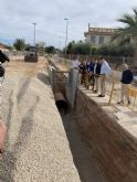 Las obras de los colectores norte y sur que construye el Gobierno regional en San Javier concluirn a finales de ano