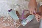 Zapatos de novia y decir s� a ellos, con Calzado vitamina
