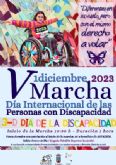 La V Marcha por el Da Internacional de las Personas con Discapacidad unir a Mazarrn por la Inclusin y el Respeto