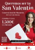 San Valentn en Mazarrn: hasta 1.500 euros en vales en la nueva campaa de apoyo al comercio local