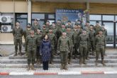 Margarita Robles visita el Regimiento de Infantería ´América´ nº 66 de Cazadores de Montaña en Pamplona