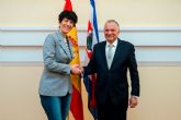 Elma Saiz se rene con el ministro de Relaciones Exteriores y Culto de Costa Rica para avanzar en el Convenio Bilateral de Seguridad Social