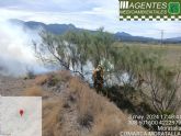 Extinguido un conato de incendio forestal en Caravaca de la Cruz