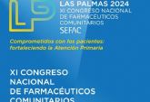 Ocho trabajos desarrollados en farmacias guipuzcoanas se exponen en el Congreso de la Sociedad Espanola de Farmacia Cl�nica, Familiar y Comunitaria (SEFAC)
