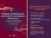 Presentan investigacin sobre IA y generacin de contenidos en Iberoamrica