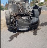 Cuatro heridos en accidente de trfico en guilas