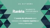 Llega la VI edici�n de la Rankia Markets: Pablo Gil, Alejandro Estebaranz, Ivan Scherman y muchos m�s
