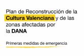 Cultura pone en marcha el Plan de Reconstruccin de la Cultura Valenciana