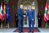 El presidente del Gobierno subraya el apoyo de Espana a la estabilidad y seguridad de Lbano