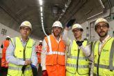 scar Puente visita la obra del nuevo tnel del Tmesis en Londres que ejecutan empresas espanolas