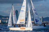 HSN Sailing Team regatear en el tercer evento de las Barcelona Winter Series