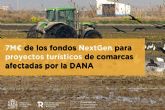 El Ministerio de Industria y Turismo destina 7 millones de euros de fondos NextGen para proyectos tursticos de comarcas afectadas por la DANA