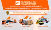 Academia del Transportista lanza la mayor oferta espanola de Certificados Profesionales�del�Transporte