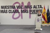 Igualdad lanza la campana institucional 'Nuestra voz. Ms alta. Ms clara. Ms fuerte' con motivo del 8M