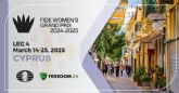 El Gran Premio Femenino de la FIDE, patrocinado por Freedom24, se celebrar en Nicosia