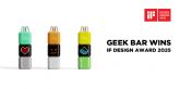 Geek Bar gana el premio iF DESIGN AWARD 2025 por dos innovadores productos conceptuales