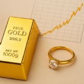 El oro en mximos histricos impulsa los anillos de compromiso