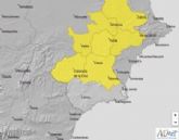 Meteorologa advierte de tormentas y lluvia de 15 litros por metro cuadrado en una hora el jueves