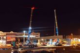 Transportes y Gr�as Carballo ejecuta con �xito el montaje de grandes estructuras met�licas en el Anillo del Padre Anchieta