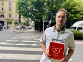 Una farmacia cardioprotegida del centro de San Sebasti�n ayuda a salvar la vida de un turista extranjero