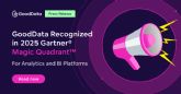 GoodData reconocida en el Cuadrante M�gico 2025 de Gartner(R) para plataformas de an�lisis y BI