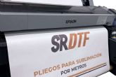 Sublimacin textil personalizada con pliegos por metros, el formato prctico de SR DTF