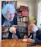 El doctor de la Pena recibe una leccin de vida de Mara Luisa, en el umbral de los 106 anos