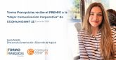Tormo Franquicias, premiada por su liderazgo en comunicacin corporativa
