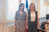 Pilar Alegra se rene con Kareen Rispal, embajadora de Francia en Espana