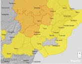 La Agencia Estatal de Meteorologa actualiza y ampla aviso de fenmenos adversos de nivel naranja por lluvias y tormentas en la Regin de Murcia para hoy 24 de julio