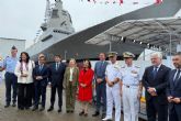 Margarita Robles, durante el acto de botadura de la fragata F-111 Bonifaz, destaca: 'El futuro de la Armada ya est aqu'