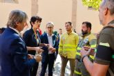 Elma Saiz comparte con los bomberos forestales de Castilla y Len las mejoras introducidas en la jubilacin anticipada del colectivo