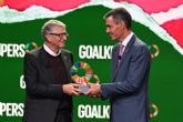 Pedro Snchez recibe el Premio Global Goalkeeper por su apoyo al aumento de la ayuda al desarrollo