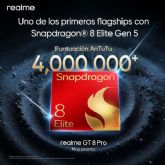 Realme presenta el GT 8 Pro como uno de los primeros modelos insignia con Snapdragon 8 Elite Gen 5