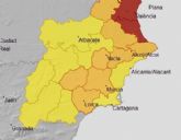 AEMET activa alerta naranja por lluvias en la Región de Murcia desde las 12:00 horas AEMET activa alerta naranja por lluvias en la Región de Murcia desde las 12:00 horas