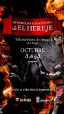 Villamediana de Iregua celebra el Mercado Renacentista de El Hereje el 3, 4 y 5 de octubre con teatro, fuego, msica, talleres y fuego