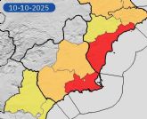 AEMET vuelve a activar la alerta naranja por lluvias en Alhama de Murcia hasta la medianoche AEMET vuelve a activar la alerta naranja por lluvias en Alhama de Murcia hasta la medianoche