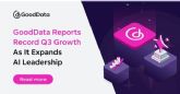 GoodData alcanza crecimiento r�cord en el tercer trimestre y refuerza su liderazgo en IA