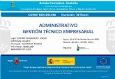 Nuevo curso gratuito en Alhama: “Administrativo. Gestión Técnico Empresarial” Nuevo curso gratuito en Alhama: “Administrativo. Gestión Técnico Empresarial”