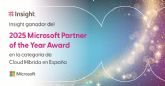 Insight gana el premio Microsoft FY25 Partner of the Year al Mejor Partner de Cloud Hbrida en Espana