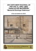 XXII Certamen Nacional de Pintura al Aire Libre Paisajes de Mazarrn. Memorial Domingo Valdivieso
