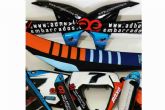 Pegatinas personalizadas para motos, cmo ADHESIVOSEMBARRADOS transforma la esttica del off-road