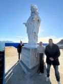 Arte, tradicin y fe en Puerto de Mazarrn con la inauguracin de una escultura de la Virgen del Carmen en su muelle pesquero